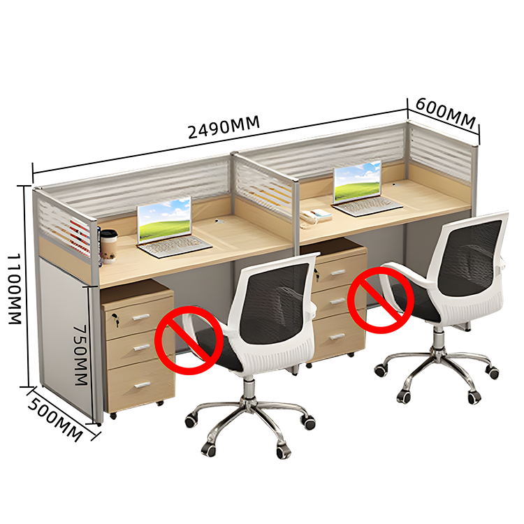 オフィスデスク デスク ワークデスク 配線穴キャップ パーティション ワゴン シンプル ウォールナット カスタマイズ可能 YGZ-N002