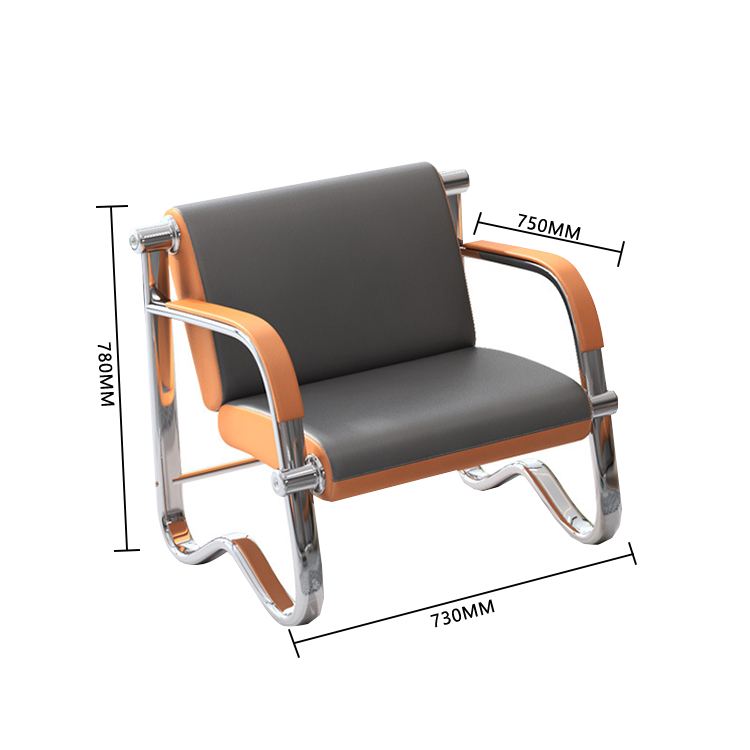 ロビーチェア 長椅子 受付ソファー 1人掛け 3人掛け 応接用 休憩室 ステンレス シンプル モダン カスタマイズ可能 JDSF-N008