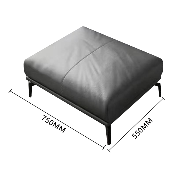 応接セット オフィスソファー 受付ソファー オットマン 1人掛け 3人掛け 無垢材 炭素鋼脚 グレー カスタマイズ可能 JDSF-N004