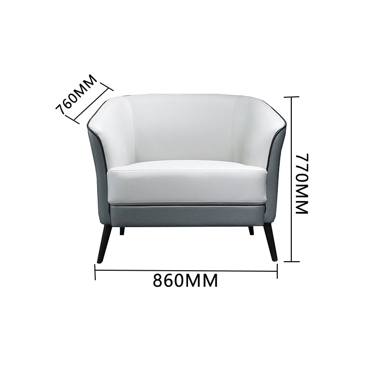 応接セット オフィスソファー 受付ソファー 1人掛け 3人掛け 天然木フレーム 耐荷重性 ホワイト カスタマイズ可能 JDSF-N005