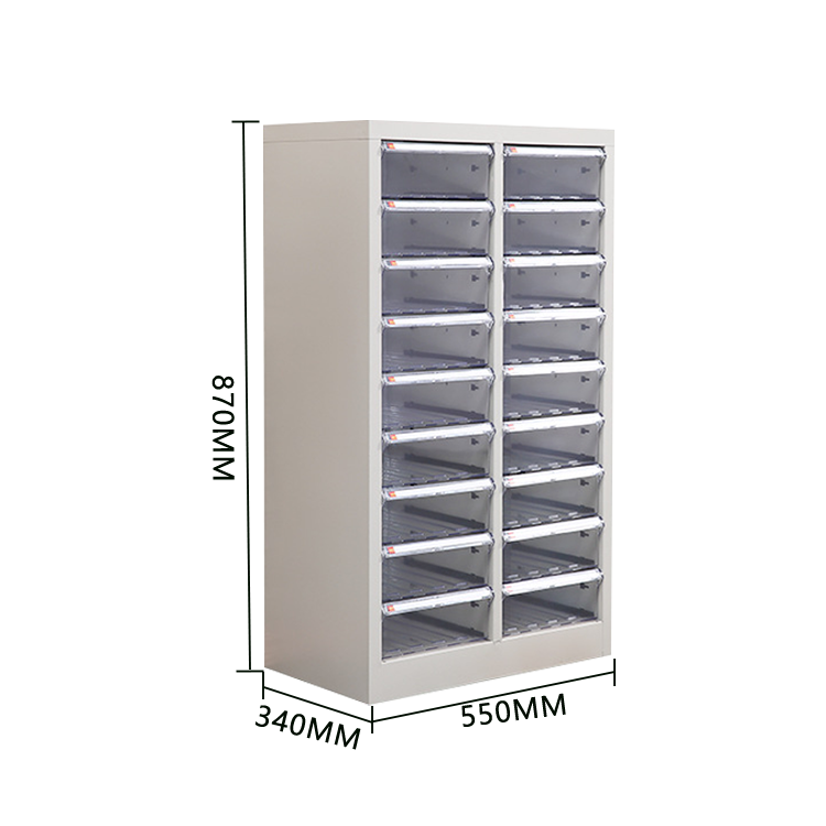 パーツキャビネット ロッカー 引き出し スチール 大容量収納 耐荷重性 丈夫 おしゃれ グレー カスタマイズ可能 BGCWG-N029