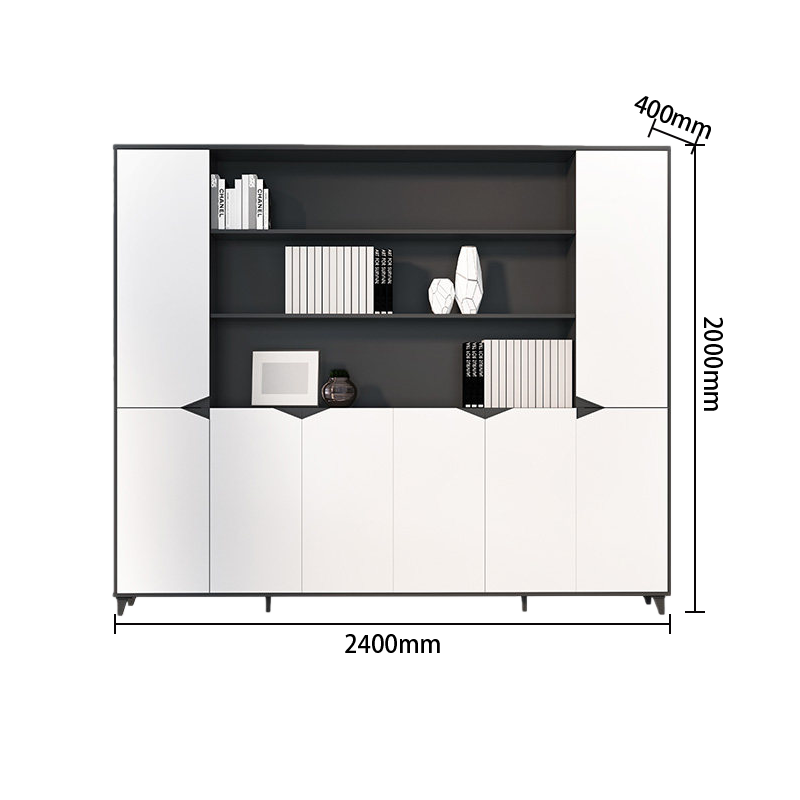 エグゼクティブデスク オフィスデスク デスク PC収納スペース 鍵付き引き出し 配線ボックス ホワイト カスタマイズ可能 LBZ-N036