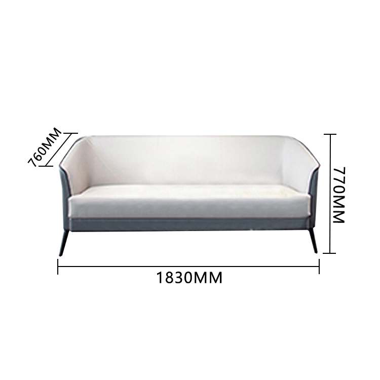 応接セット オフィスソファー 受付ソファー 1人掛け 3人掛け 天然木フレーム 耐荷重性 ホワイト カスタマイズ可能 JDSF-N005