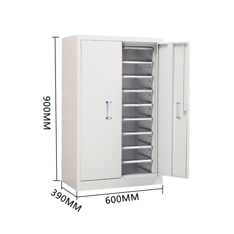 パーツキャビネット ロッカー 引き出し スチール 大容量収納 耐荷重性 丈夫 おしゃれ グレー カスタマイズ可能 BGCWG-N029