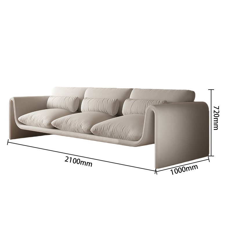 ソファ リビングソファ アームソファ 1人掛け 3人掛け ボア生地 人間工学 シンプル ホワイト カスタマイズ可能 JYSF-N009