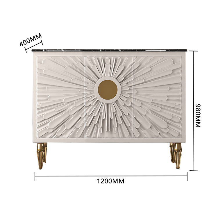 収納キャビネット リビング収納 壁面収納 玄関 リビング用 丈夫な脚 岩板天板 大容量収納 カーキ JYCWG-N021