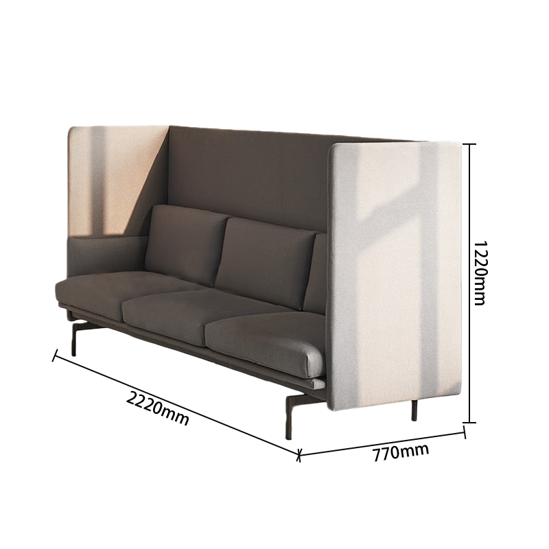 応接ソファ 応接セット ソファセット 屏風付き コンセント付き ウレタンフォーム充填 組立必要 応接室 役員室 JDSF-N040