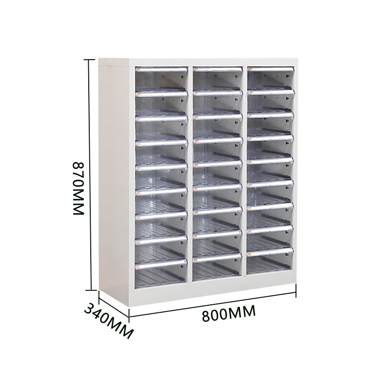 パーツキャビネット ロッカー 引き出し スチール 大容量収納 耐荷重性 丈夫 おしゃれ グレー カスタマイズ可能 BGCWG-N029