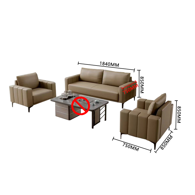 応接セット オフィスソファー 受付ソファー 1人掛け 3人掛け 応接用 休憩室 無垢材フレーム 通気性 洗練 ブラック JDSF-N003