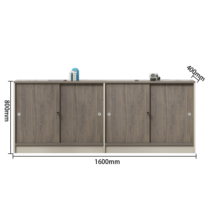 ファイルワゴン 収納庫 書類整理棚 両開き書庫 小物整理棚 オフィス用 大容量収納 鍵付き ホワイト ブラック BGCWG-N077