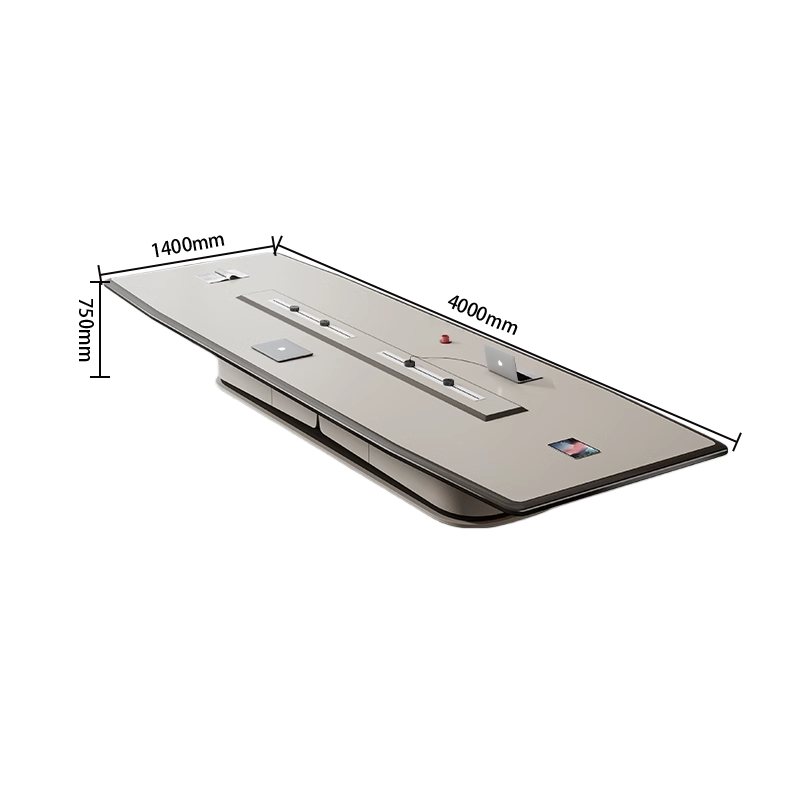 会議テーブル 大型ミーティングテーブル 広い空間 スライド式電源 極簡スタイル カスタマイズ可能 HYZ-N090