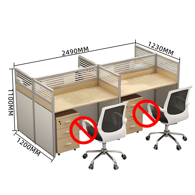 オフィスデスク デスク ワークデスク 配線穴キャップ パーティション ワゴン シンプル ウォールナット カスタマイズ可能 YGZ-N002