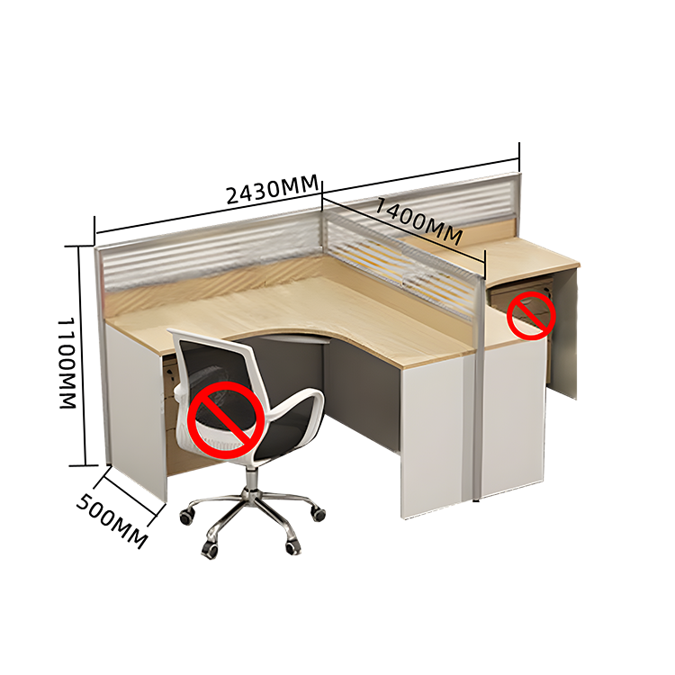 オフィスデスク デスク ワークデスク 配線穴キャップ パーティション ワゴン シンプル ウォールナット カスタマイズ可能 YGZ-N002