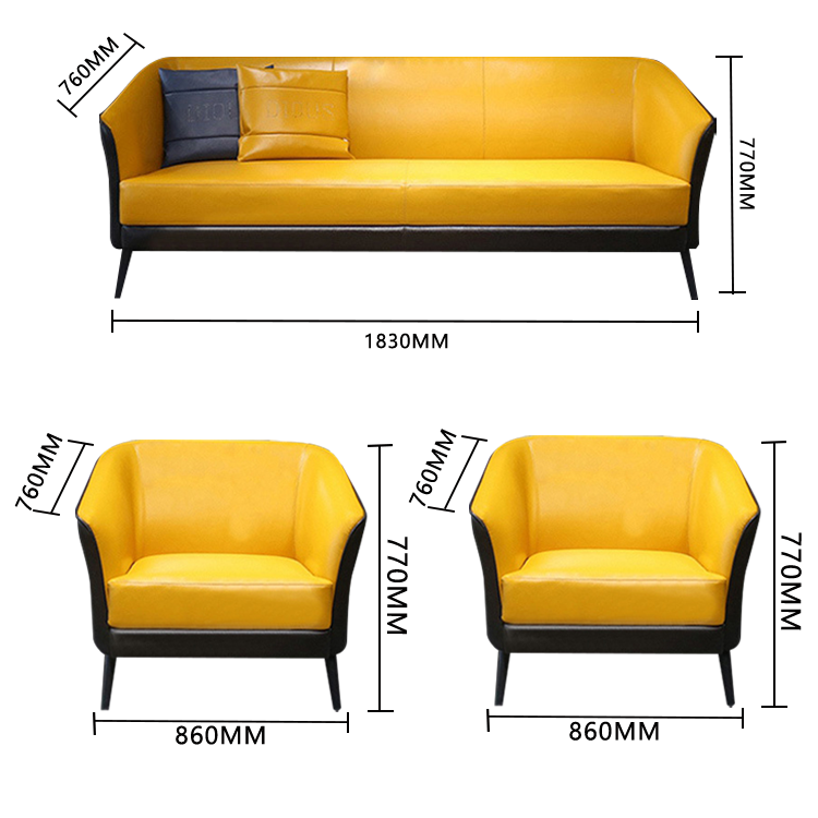 応接セット オフィスソファー 受付ソファー 1人掛け 3人掛け 天然木フレーム 耐荷重性 ホワイト カスタマイズ可能 JDSF-N005