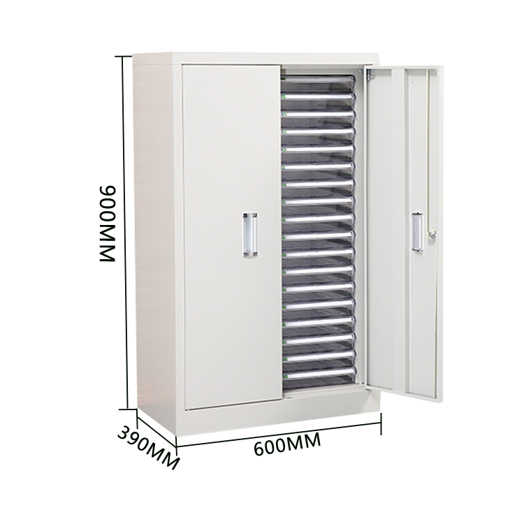 パーツキャビネット ロッカー 引き出し スチール 大容量収納 耐荷重性 丈夫 おしゃれ グレー カスタマイズ可能 BGCWG-N029