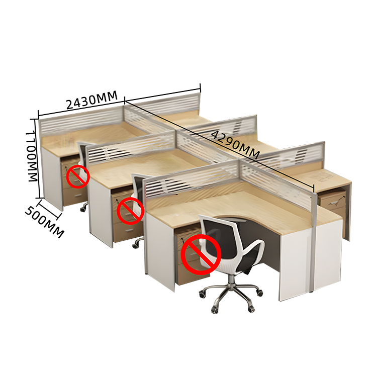 オフィスデスク デスク ワークデスク 配線穴キャップ パーティション ワゴン シンプル ウォールナット カスタマイズ可能 YGZ-N002