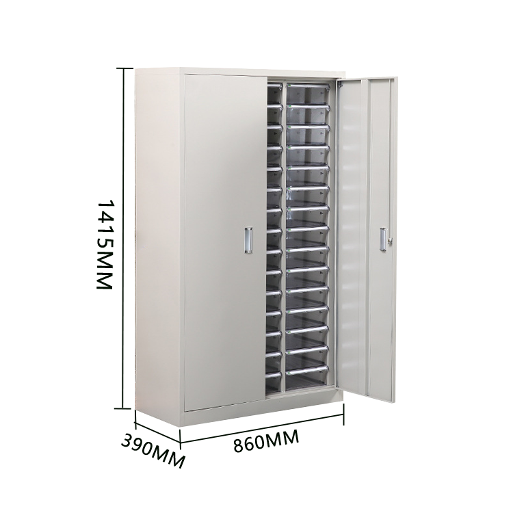 パーツキャビネット ロッカー 引き出し スチール 大容量収納 耐荷重性 丈夫 おしゃれ グレー カスタマイズ可能 BGCWG-N029