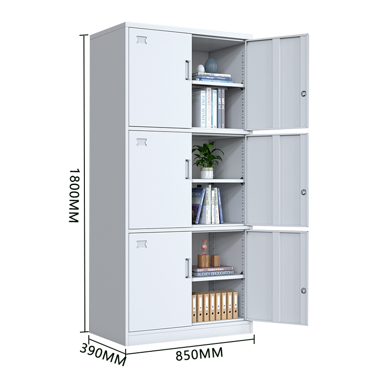 収納キャビネット 収納棚 スチールロッカー 分類収納 鍵付き 可動棚板 大容量収納 おしゃれ 洗練  カスタマイズ可能 BGCWG-N027