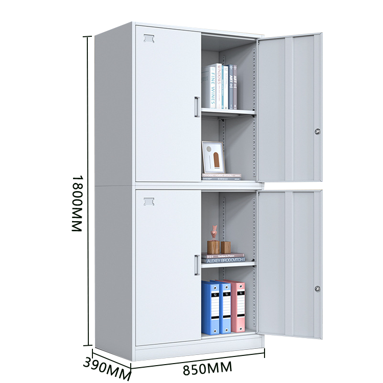 収納キャビネット 収納棚 スチールロッカー 分類収納 鍵付き 可動棚板 大容量収納 おしゃれ 洗練  カスタマイズ可能 BGCWG-N027