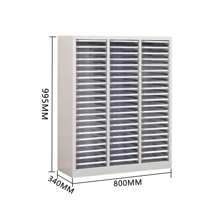 パーツキャビネット ロッカー 引き出し スチール 大容量収納 耐荷重性 丈夫 おしゃれ グレー カスタマイズ可能 BGCWG-N029