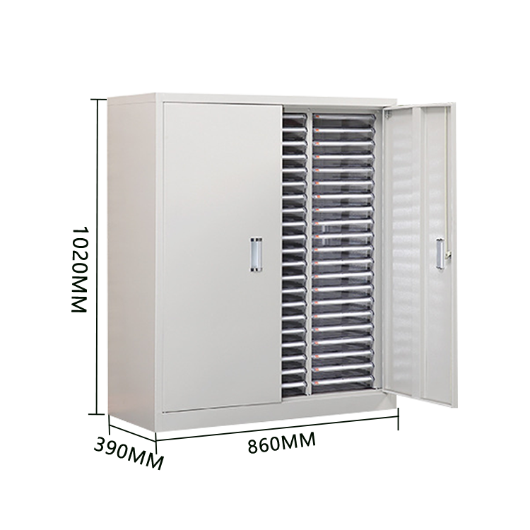 パーツキャビネット ロッカー 引き出し スチール 大容量収納 耐荷重性 丈夫 おしゃれ グレー カスタマイズ可能 BGCWG-N029