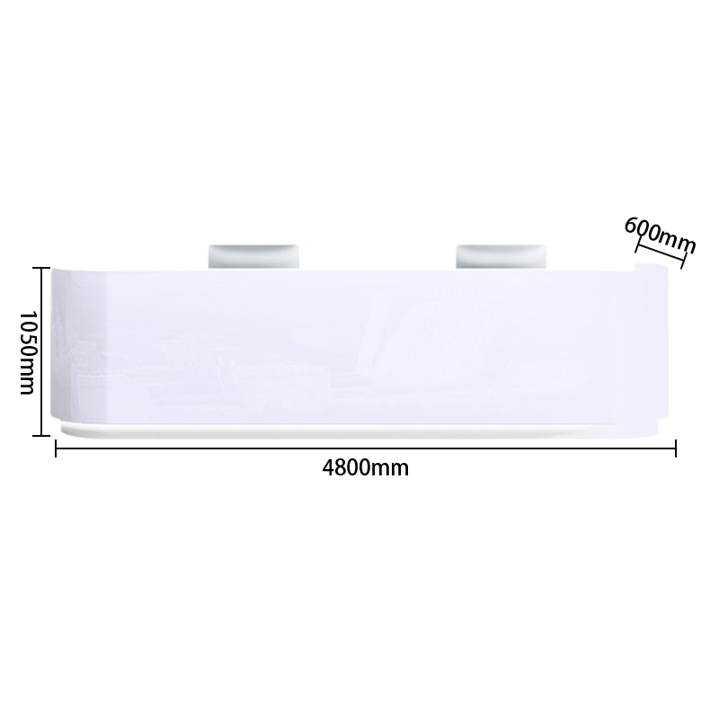 受付カウント 鍵付き引き出し キーボードトレイ 広い天板 組立必要 JDQT-N074