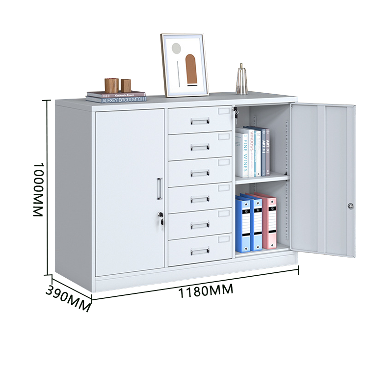 収納キャビネット 収納棚 スチールロッカー 分類収納 鍵付き 可動棚板 大容量収納 おしゃれ 洗練  カスタマイズ可能 BGCWG-N027