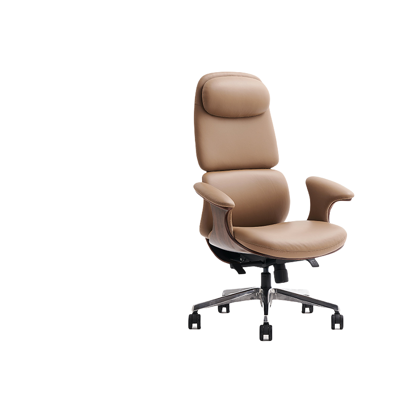 ワーキングチェア エグゼクティブチェア 椅子 昇降機能 キャスター 回転機能 高級感 モダン グレー カスタマイズ可能 LBY-N022