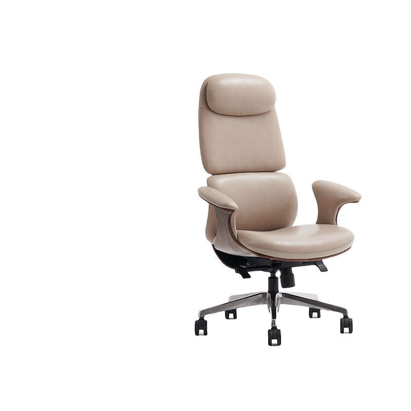 ワーキングチェア エグゼクティブチェア 椅子 昇降機能 キャスター 回転機能 高級感 モダン グレー カスタマイズ可能 LBY-N022