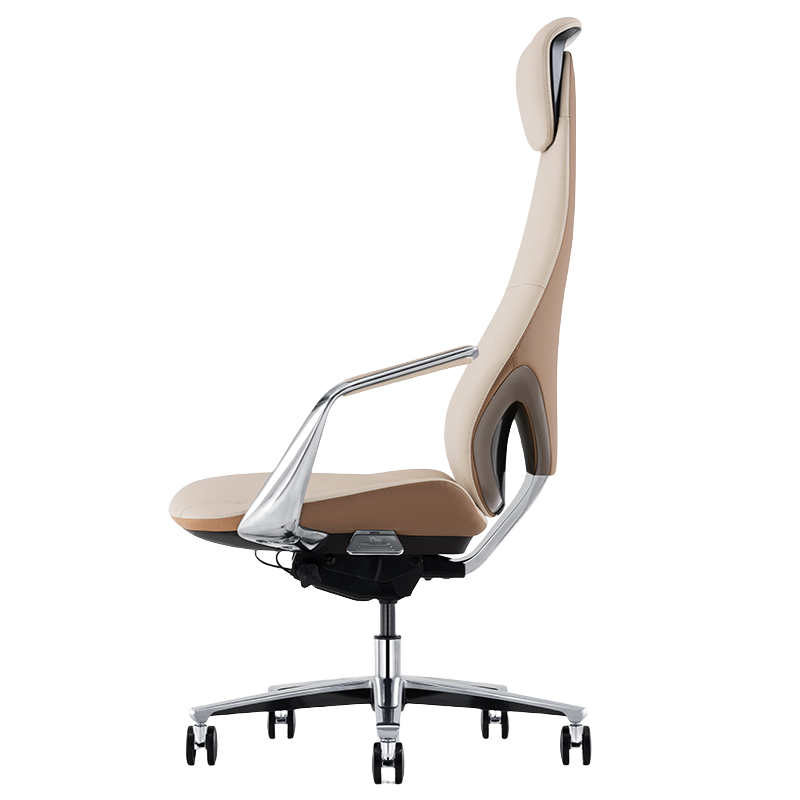 ワークチェア エグゼクティブチェア 椅子 昇降機能 回転機能 ヘッドレスト キャスター 高級感 静音 おしゃれ グレー LBY-N021