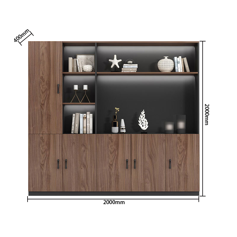 エグゼクティブデスク オフィスデスク バイカラーデスク L型デスク 事務用 配線ボックス PC収納 幕板 ウォールナット LBZ-N025