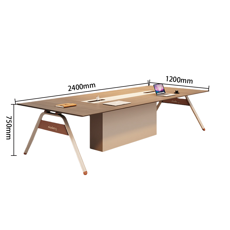 会議テーブル 中型会議テーブル ミーティングテーブル 高荷重性 スチールフレーム コンセント ホワイト カスタマイズ可能 HYZ-N056