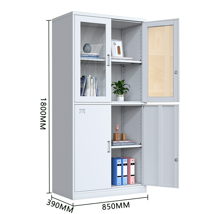 収納キャビネット 収納棚 スチールロッカー 分類収納 鍵付き 可動棚板 大容量収納 おしゃれ 洗練  カスタマイズ可能 BGCWG-N027