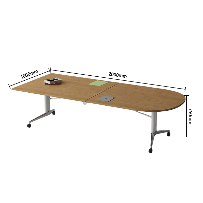 会議テーブル ミーティングテーブル オフィステーブル オープン式収納付き 内蔵式コンセント 上質な素材 組立必要 HYZ-N075