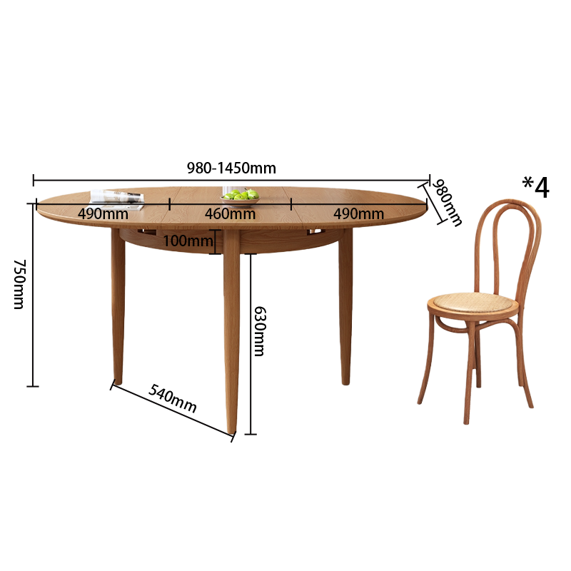 ダイニングテーブル ローテーブル 折り畳み式 食卓 机 つくえ 円形 頑丈なフレーム 木目調 室内用 家庭用 木脚 CZ-N052