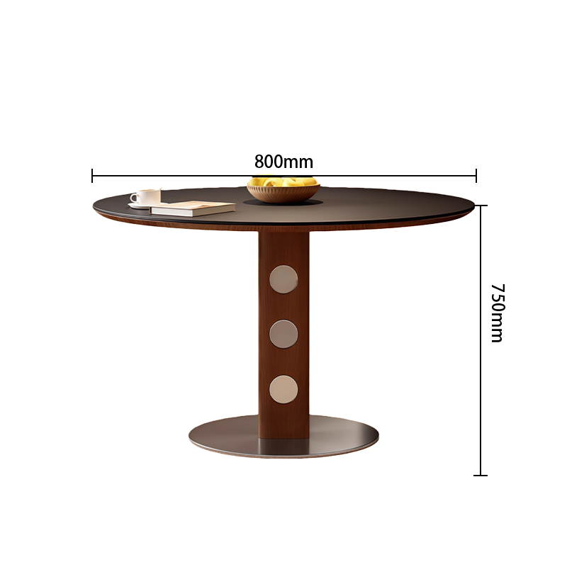 ダイニングテーブル 折り畳み式天板 大理石 マーブル 丸型 隠れマグネット吸着 食卓 センターテーブル 丸いホルダー CZ-N045