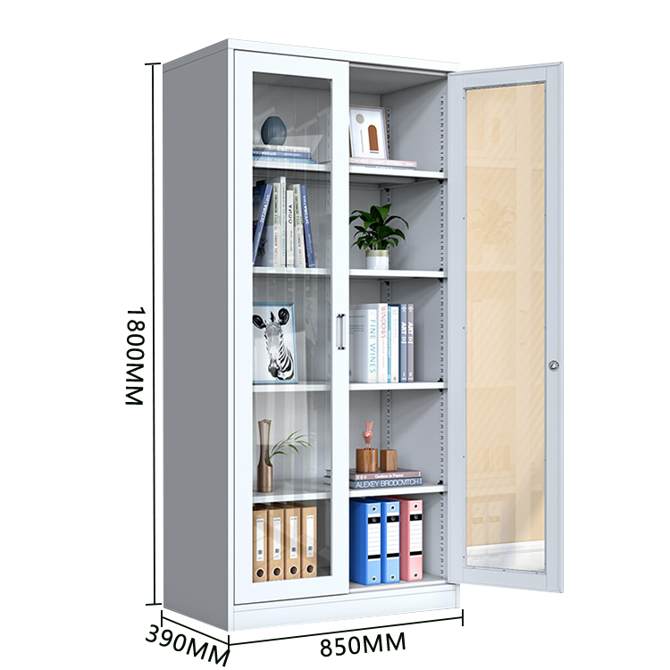 収納キャビネット 収納棚 スチールロッカー 分類収納 鍵付き 可動棚板 大容量収納 おしゃれ 洗練  カスタマイズ可能 BGCWG-N027