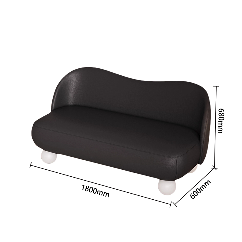 ソファ カウチソファ ファブリックソファ 高級ソファ モダンソファ 球形脚部 ウエーブサイズ 広い座面 可愛いデザイン JYSF-N041