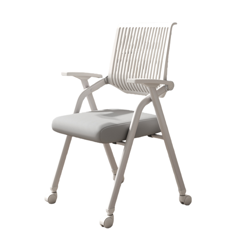 デスクチェア オフィス用 事務用 会議用 アームレスト 折り畳み機能 キャスター付き 静音 おしゃれ ブラック BGY-N073