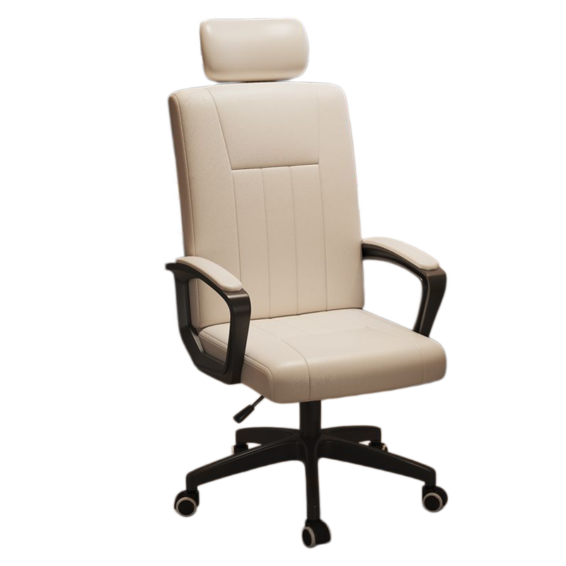 ワークチェア オフィスチェア 事務椅子 回転可能 キャスター付き ヘットレスト ファブリック カーキ カスタマイズ可能 LBY-N034