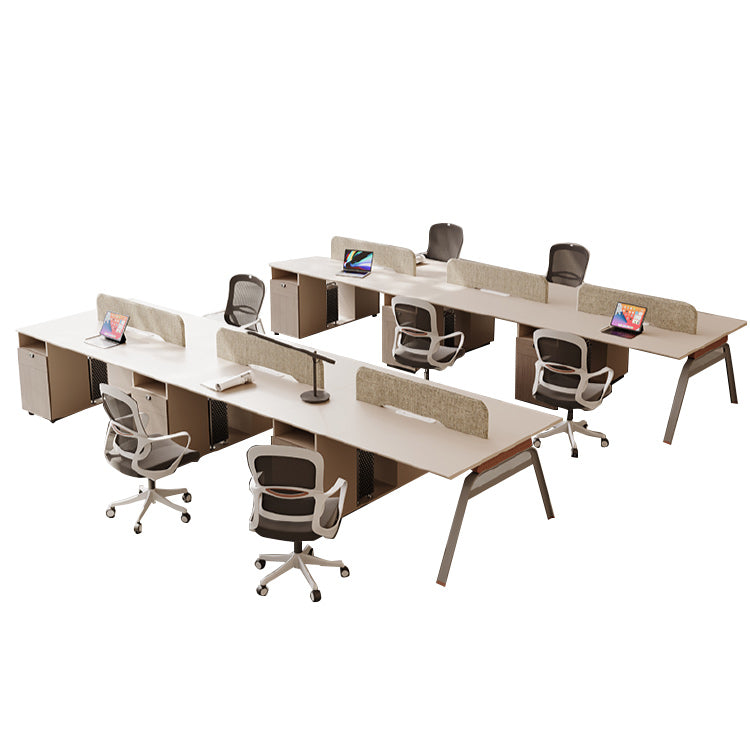 オフィスデスク 片袖デスク 事務机 大容量収納 ダイヤル錠付き PC収納スペース 配線ボックス シンプル カスタマイズ可能 YGZ-N001