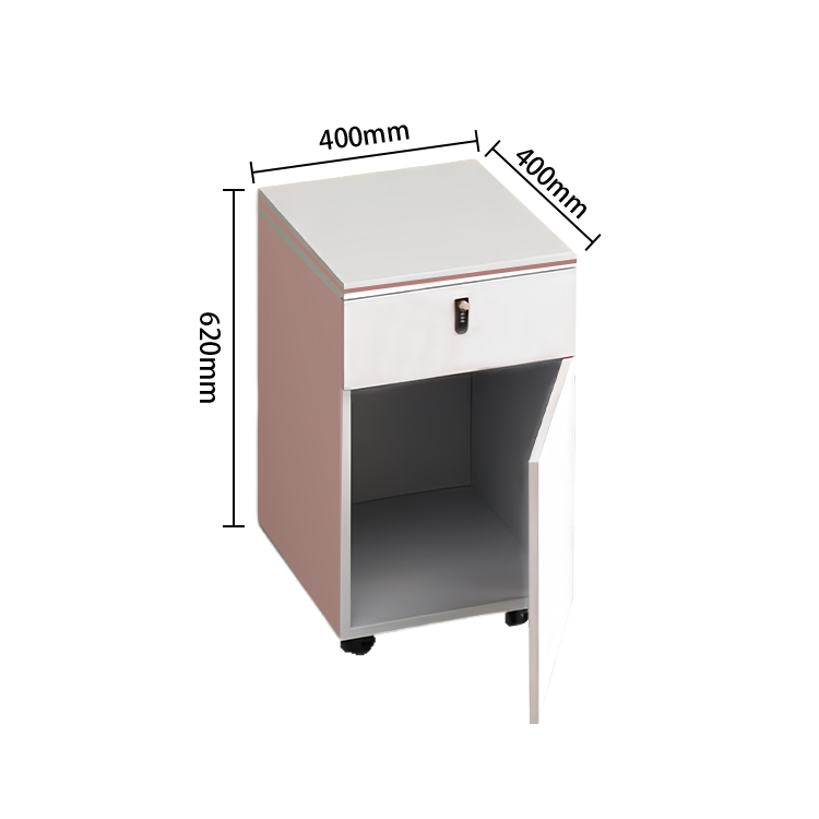 オフィスデスク 変形デスク 事務机 多人用 配線穴 スチールフレーム ダイヤル錠 シンプル ウォールナット カスタマイズ可能 YGZ-N034