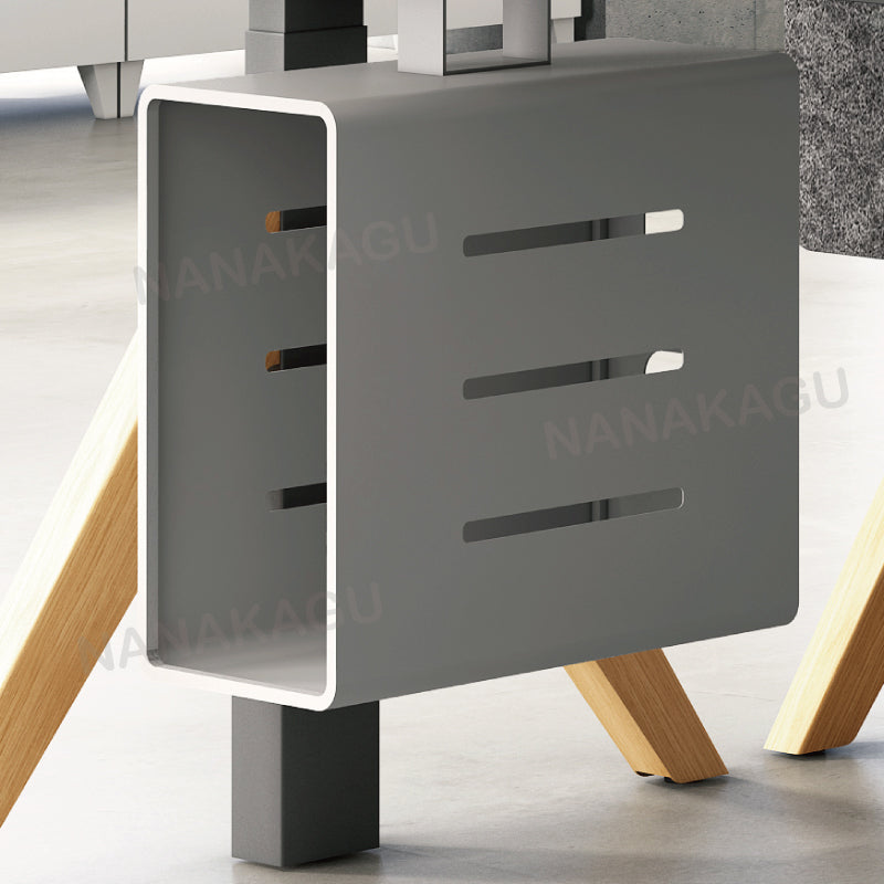 ワークデスク オフィスデスク 作業机 昇降可能デスク 作業用 役員用 広い天板 PC収納スペース付き 仕切りパネル付き 厚手の天板 便利操作 丈夫 機能性 モダン シンプル ホワイト カスタマイズ可能 YGZ-YDD-N015