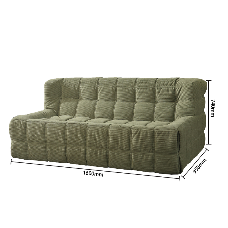 ソファ ローソファ リビング ロータイプ 人間工学 フィット感 2人用 広い座面 ゆったり グリーン カスタマイズ可能 YSSF-N009