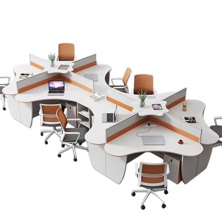 オフィスデスク 事務用デスク 角丸加工 配線穴 パスワードロック カスタマイズ可能 YGZ-N071