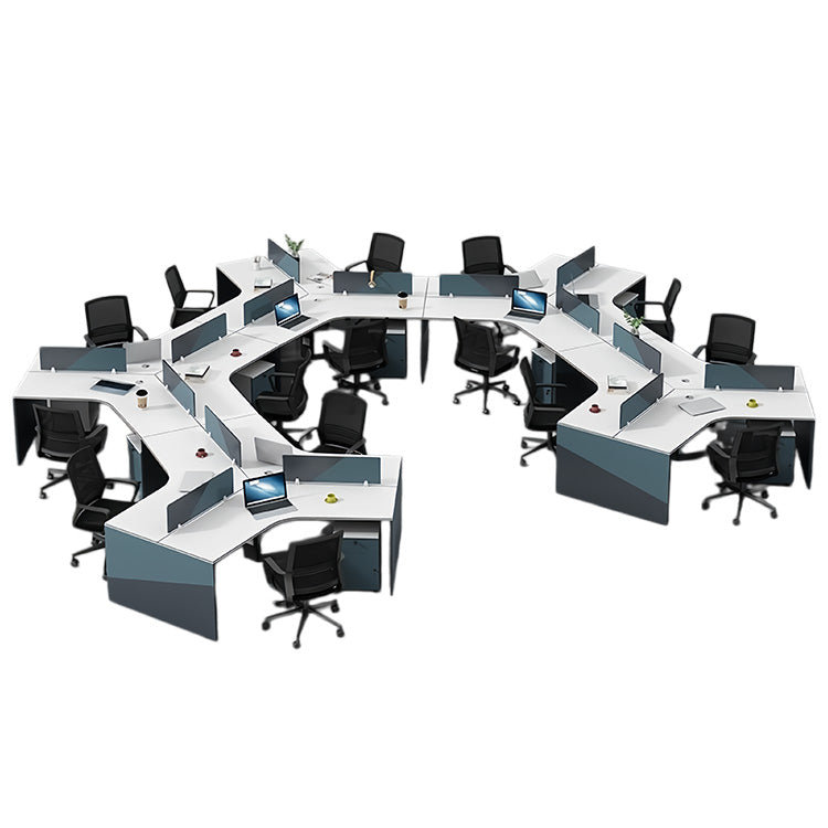 オフィステーブル トップパネル 配線穴 鍵付き引き出し 組立必要 YGZ-N076