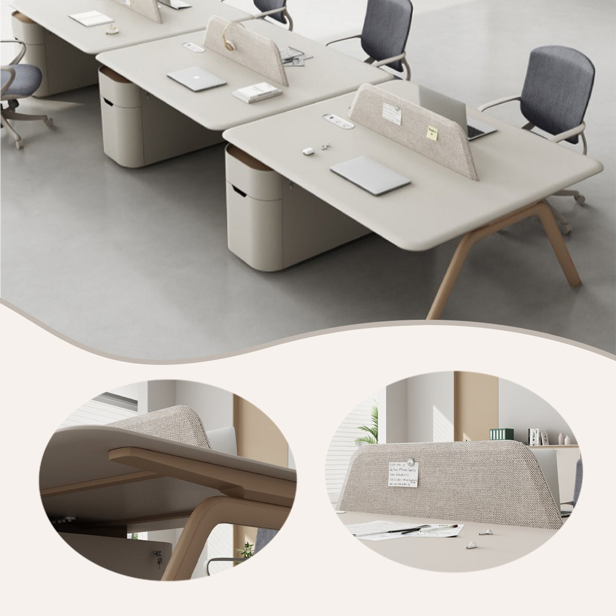 オフィスデスク 役員デスク 機能的 焼付塗装 サイドキャビネット YGZ-N092