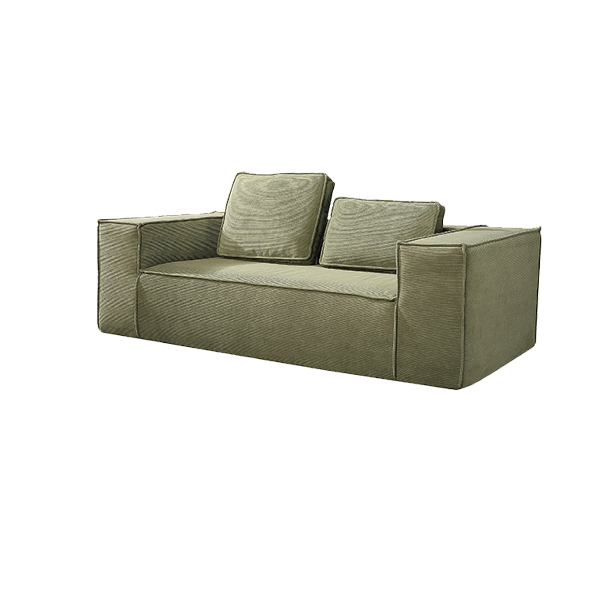 ソファ アームソファ リビング 在宅用 ロータイプ 人間工学 抱き枕付き フィット感 ライトグリーン カスタマイズ可能 YSSF-N007