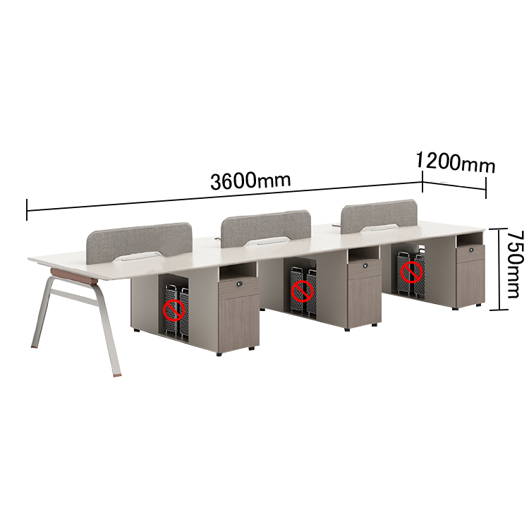 オフィスデスク 片袖デスク 事務机 大容量収納 ダイヤル錠付き PC収納スペース 配線ボックス シンプル カスタマイズ可能 YGZ-N001