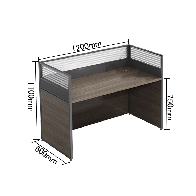 オフィスデスク 事務机 デスク パーテーション 配線穴付き サイドワゴン 機能的 シンプル オーク カスタマイズ可能 YGZ-N003